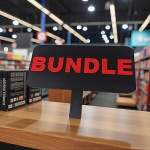 Bundle sign w/handle!